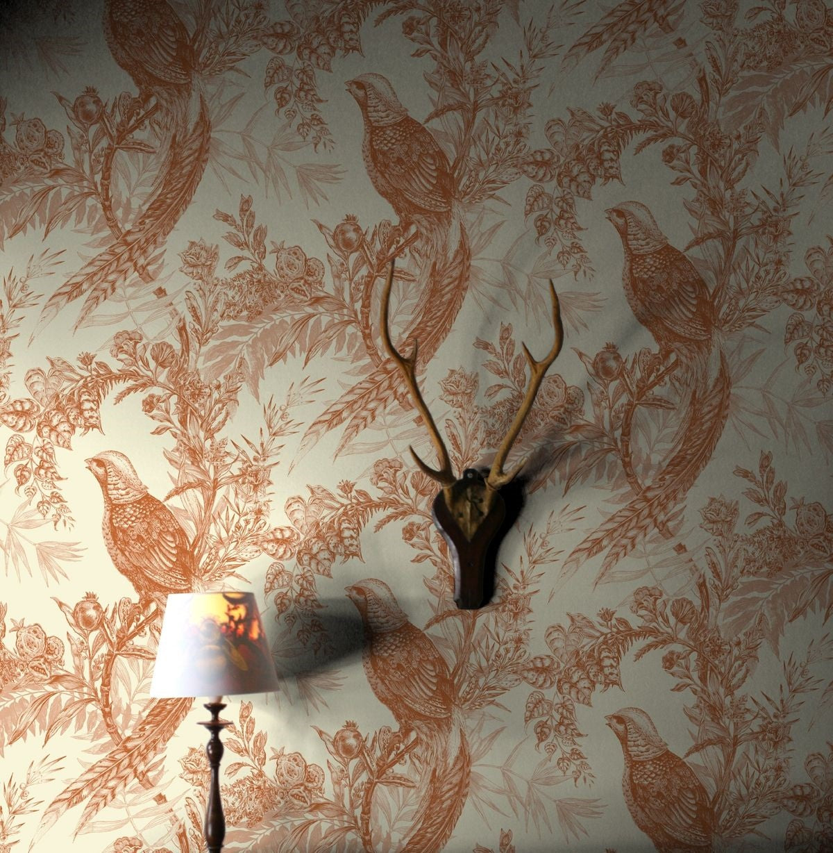 Shades of Orange on Cream