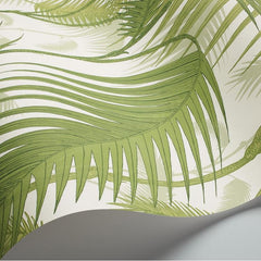 Olive Green on Ivory