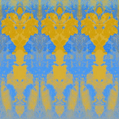 Shades of Sky Blue & Gold