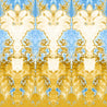 Sky Blue/White & Gold