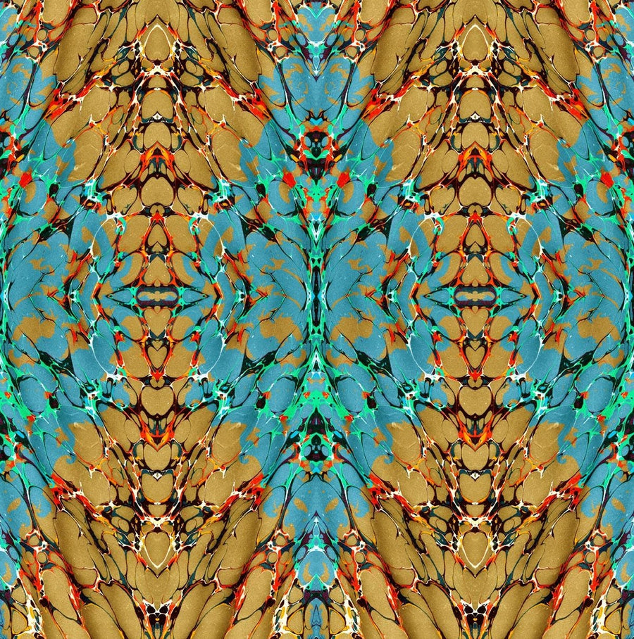 Gold & Teal