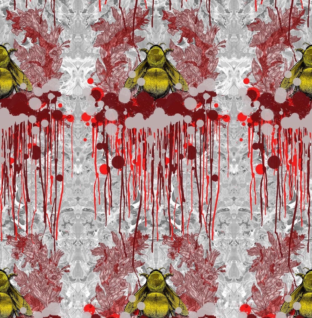 Golden Yellow/Red/Grey