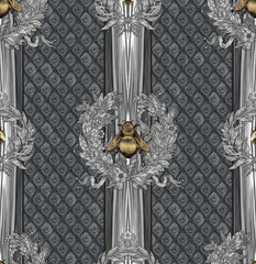 Gold/Silver & Charcoal