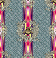 Gold/Pink/Purple & Teal