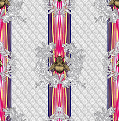 Pink/Purple & Silver