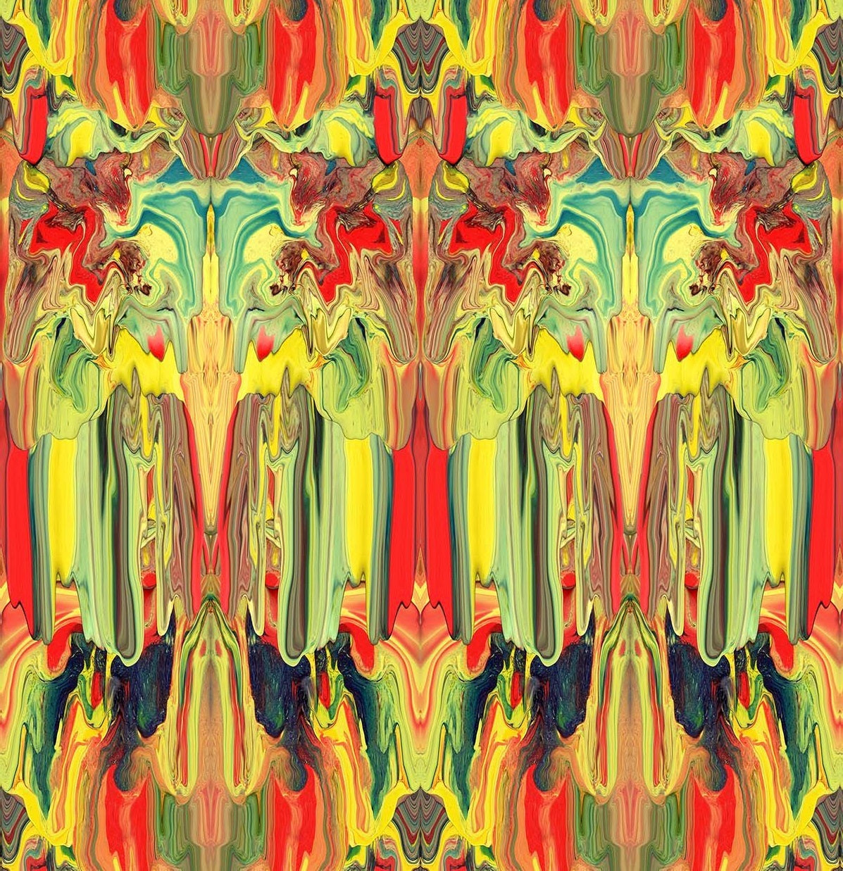 Shades of Yellow/Red Green & Blue
