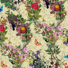 Multicolored on Pale Yellow