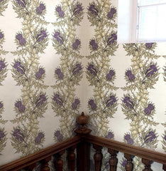 Purple & Gold on Cream