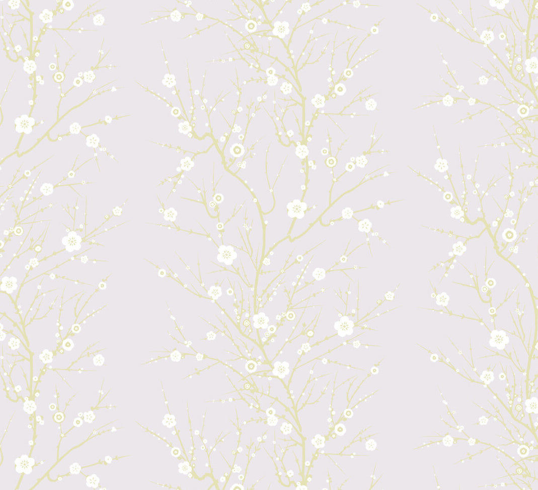 White & Gold on Dusky Pink