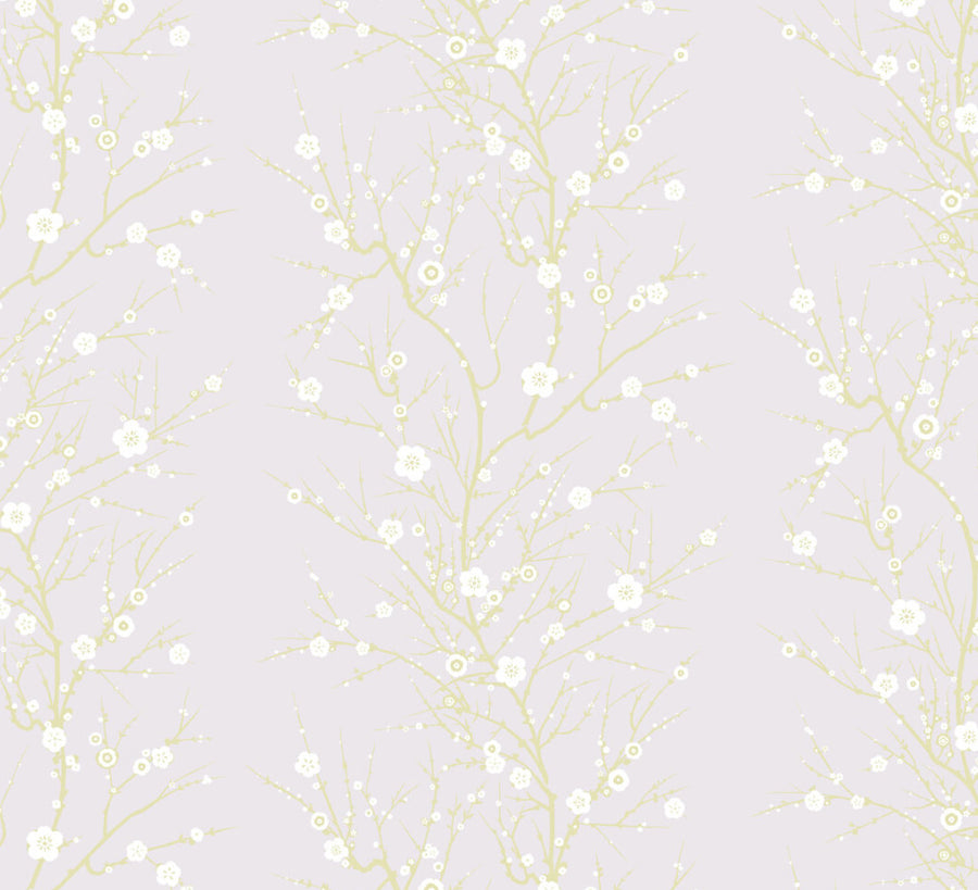 White & Gold on Dusky Pink