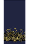 Black & Pale Gold on Navy