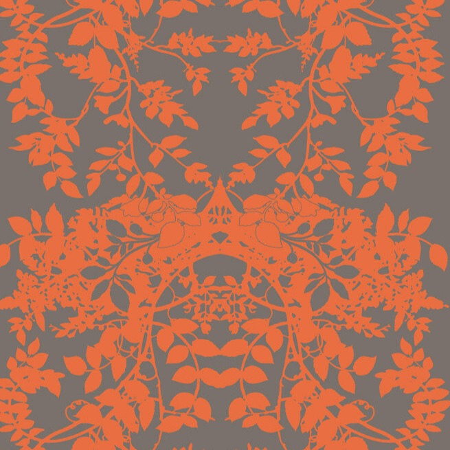 Orange on Dark Grey