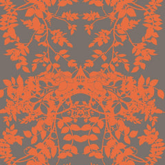 Orange on Dark Grey