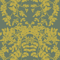 Gold on Dark Sage