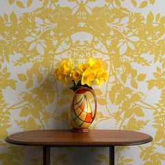 Yellow on Carrara White