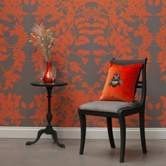 Orange on Dark Grey