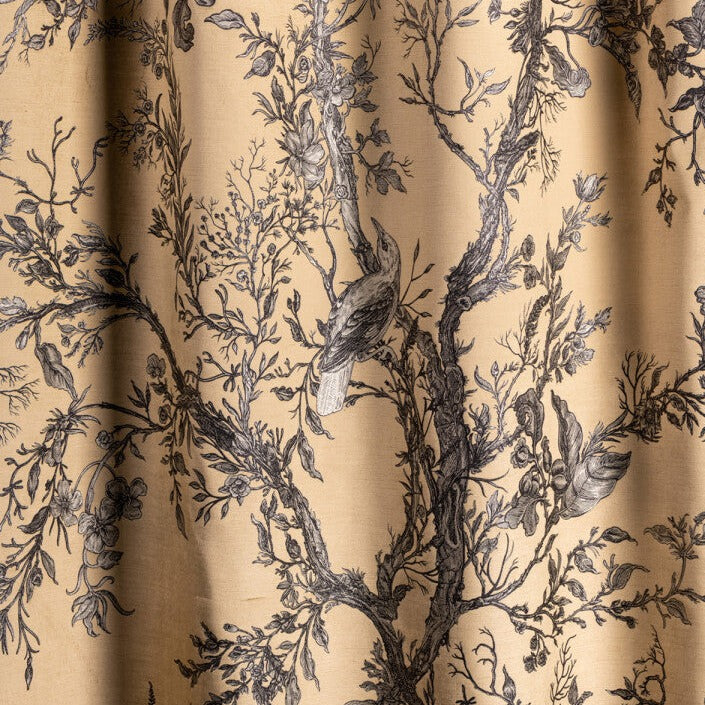 Golden Oriole Velvet Fabric