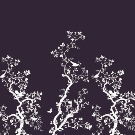 Birdbranch Hand Printed Wallpaper Panel Set