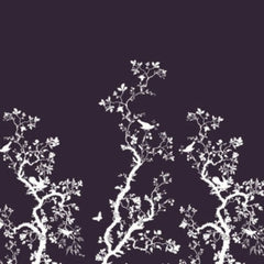 Birdbranch Hand Printed Wallpaper Panel Set