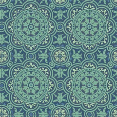 Teal & Gold