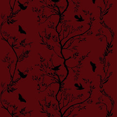 Black on Crimson