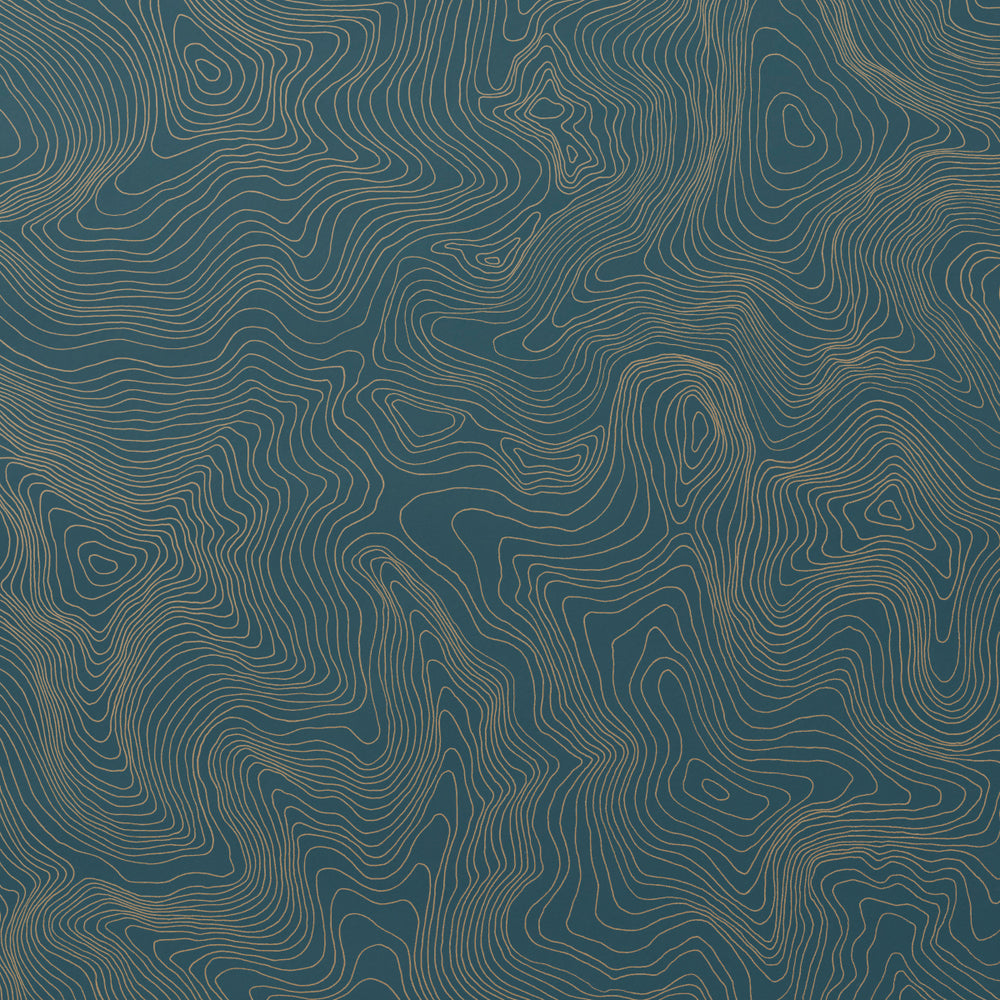 Gold on Blue