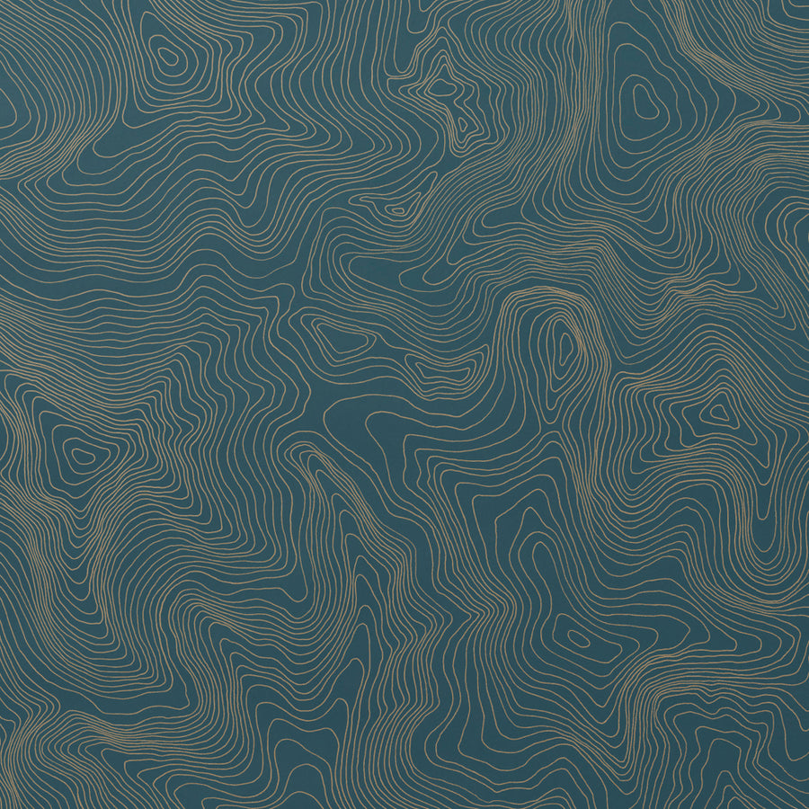 Gold on Blue