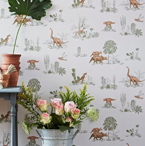 Dino Wallpaper – Walnut Wallpaper