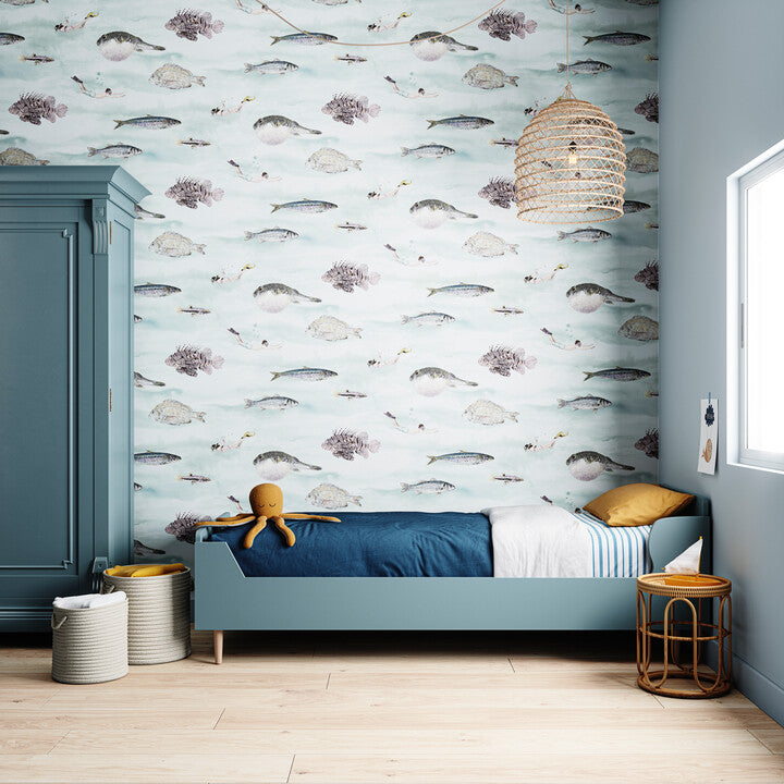fish wallpaper cole and son