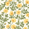 Marigold & Olive Green on White