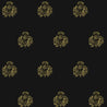 Black/Pale Gold on Black