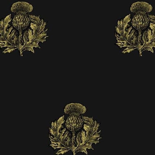 Pale Gold on Black