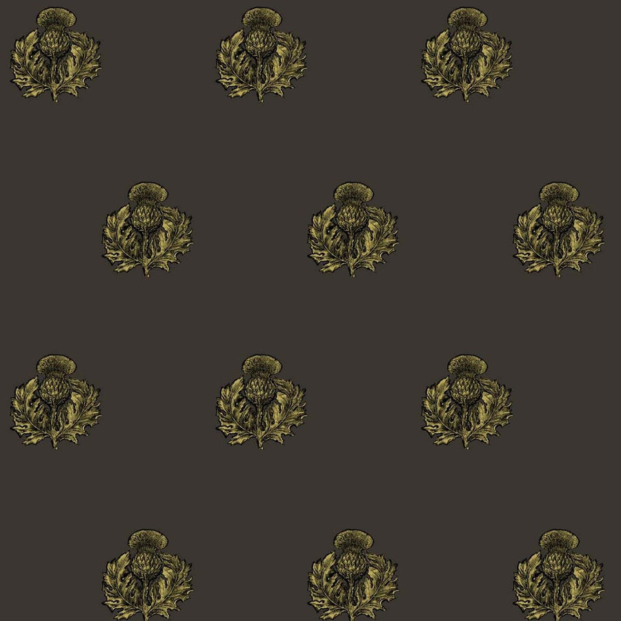 Black/Pale Gold on Dark Grey