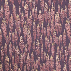 Gold on Aubergine