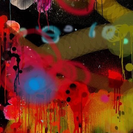 Multicolored on Black