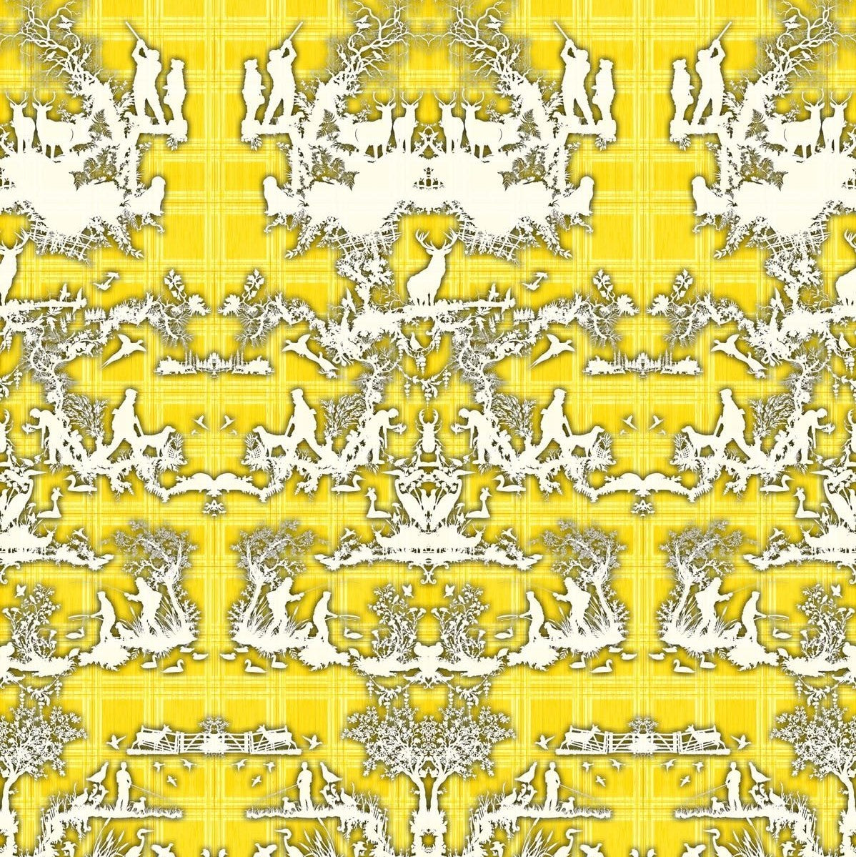 Bright Yellow/White