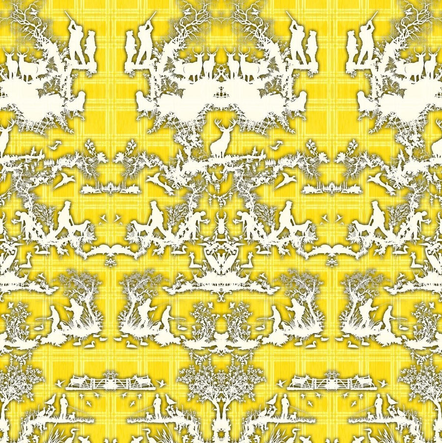 Bright Yellow/White