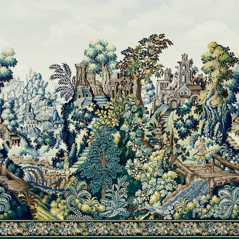 Verdure deals tapestry fabric