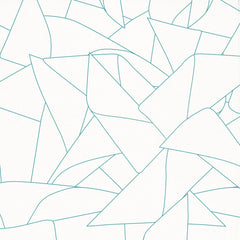 Sea Teal/White