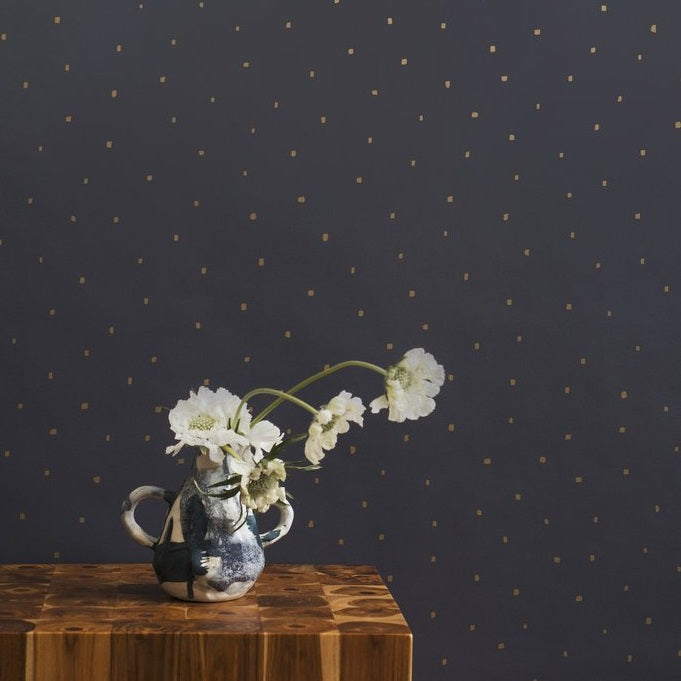Gold on Charcoal