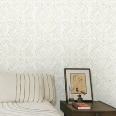 Straw & Gloaming Neon Orange on Cream