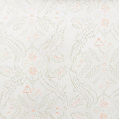 Straw & Gloaming Neon Orange on Cream